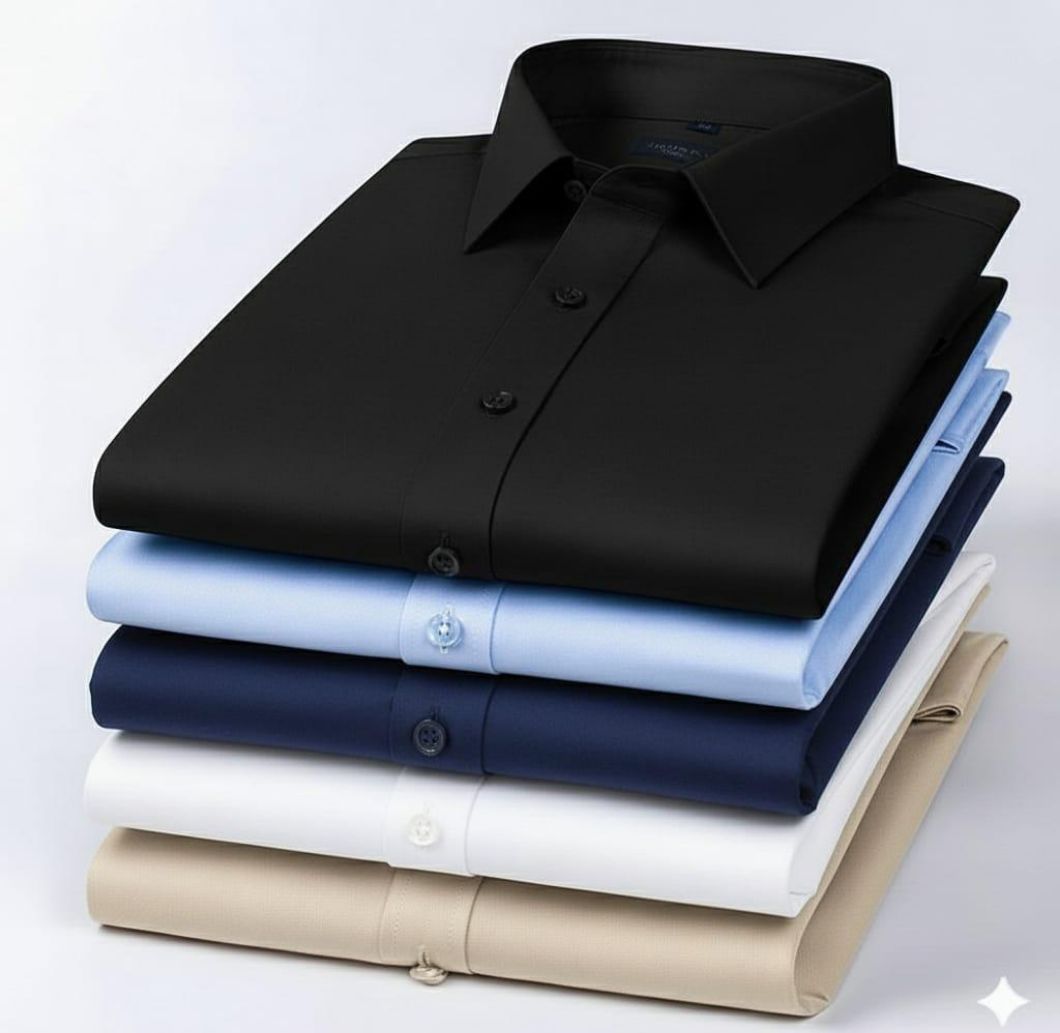 Luxory® - Camisa  antiarrugas manga corta